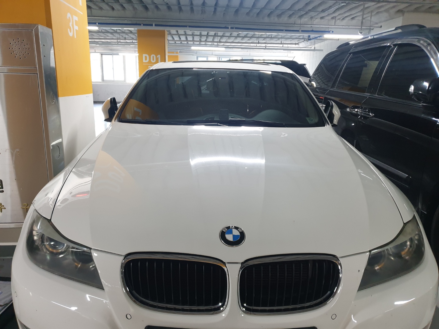 안산에서 BMW 앞유리 복원했습니다.